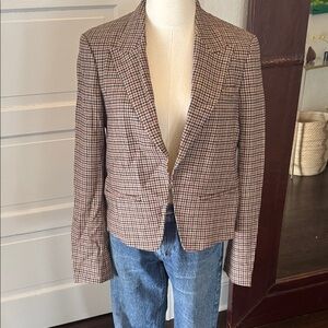 rag & bone Wool blend Checkered Blazer